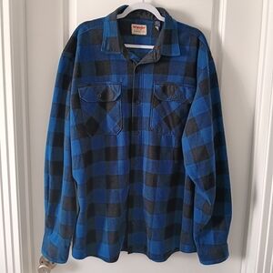 2XLT Wrangler Fleece button down shirt